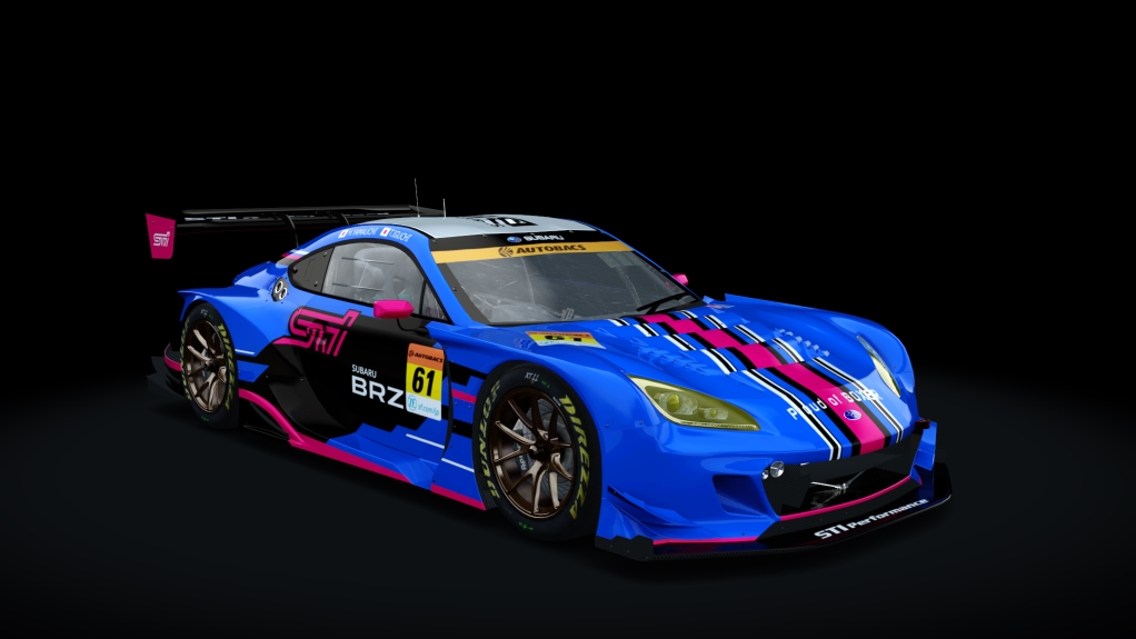 Subaru BRZ R&D Sport Super GT GT300 2022, skin 2021 #61 TEST Version (without sponsor)
