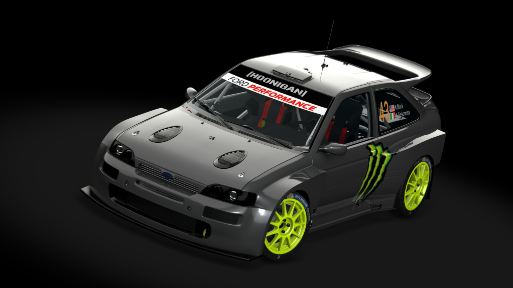 Ford Escort RS Cosworth Ken Block, skin 03_grey