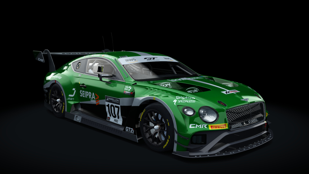 Bentley Continental GT GT3 2019, skin CMR_1 2020