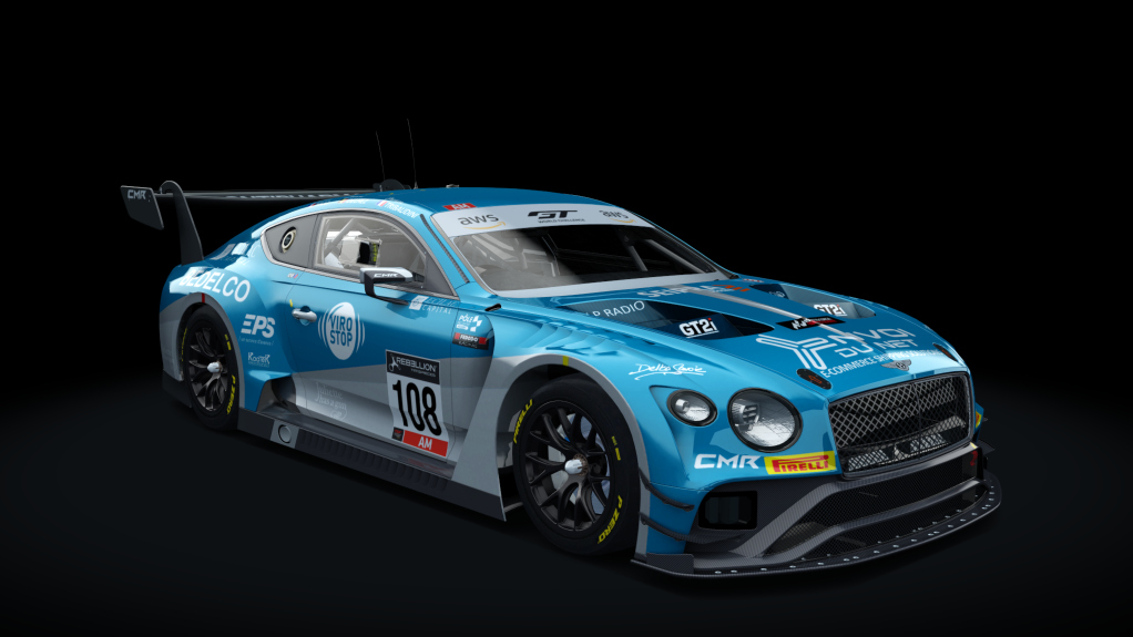 Bentley Continental GT GT3 2019, skin CMR_2 2020