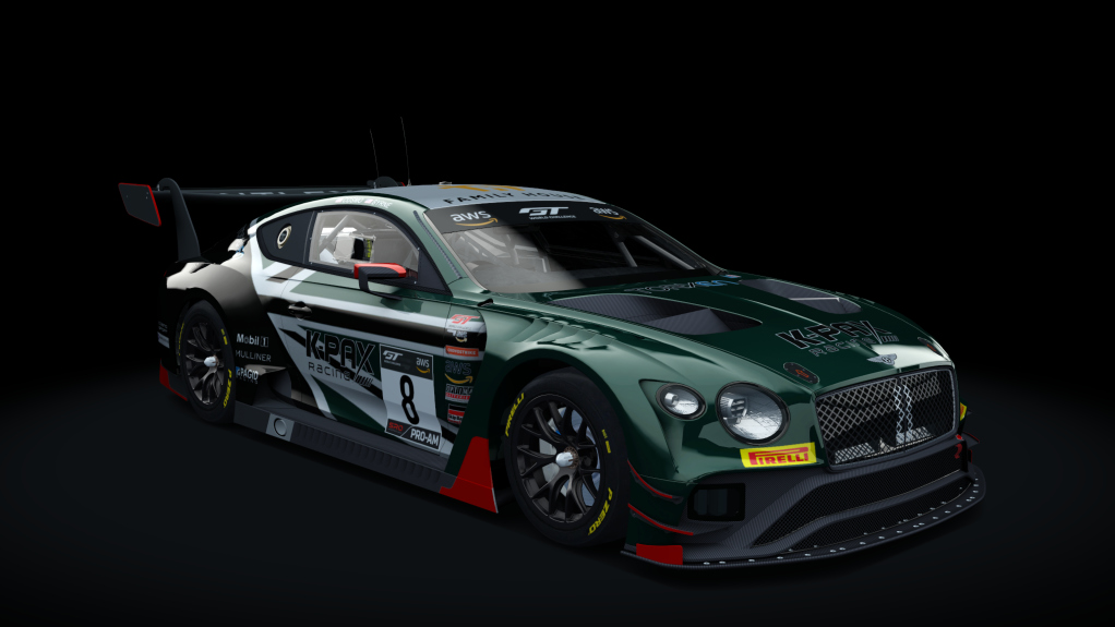 Bentley Continental GT GT3 2019, skin K_Pax_8