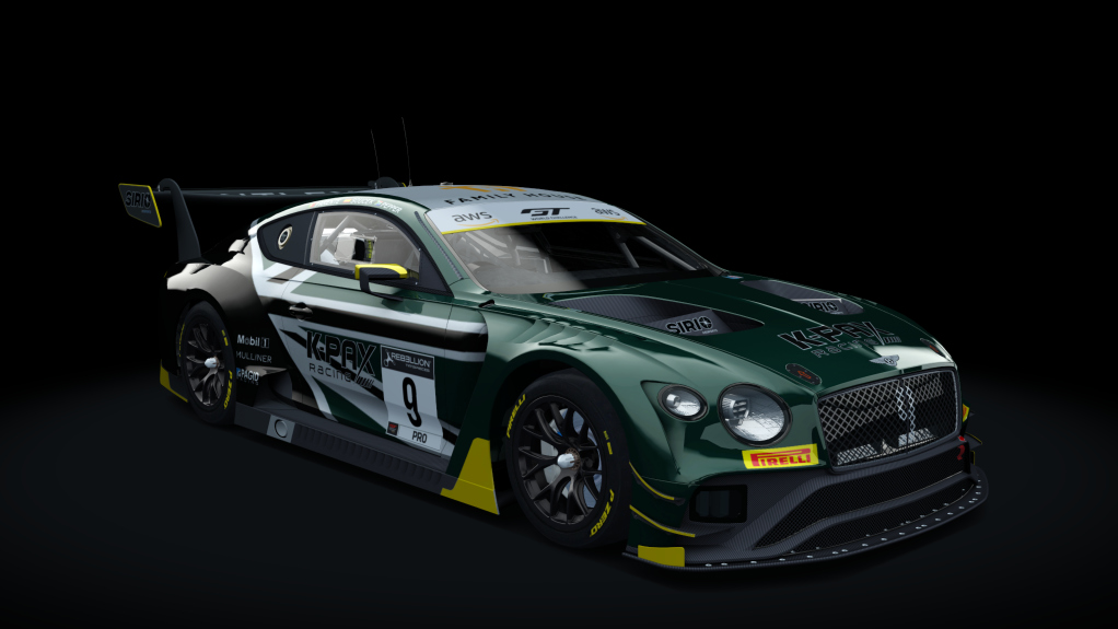 Bentley Continental GT GT3 2019, skin K_Pax_9