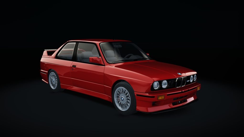 BMW M3 E30 ECU, skin Brilliant_red