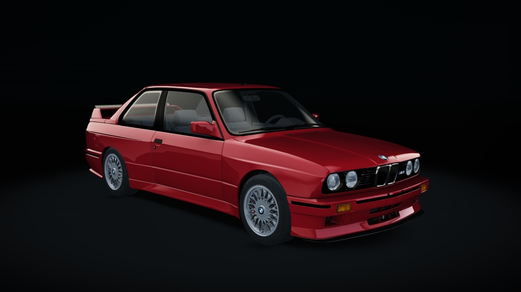 BMW M3 E30 ECU, skin Misano_red