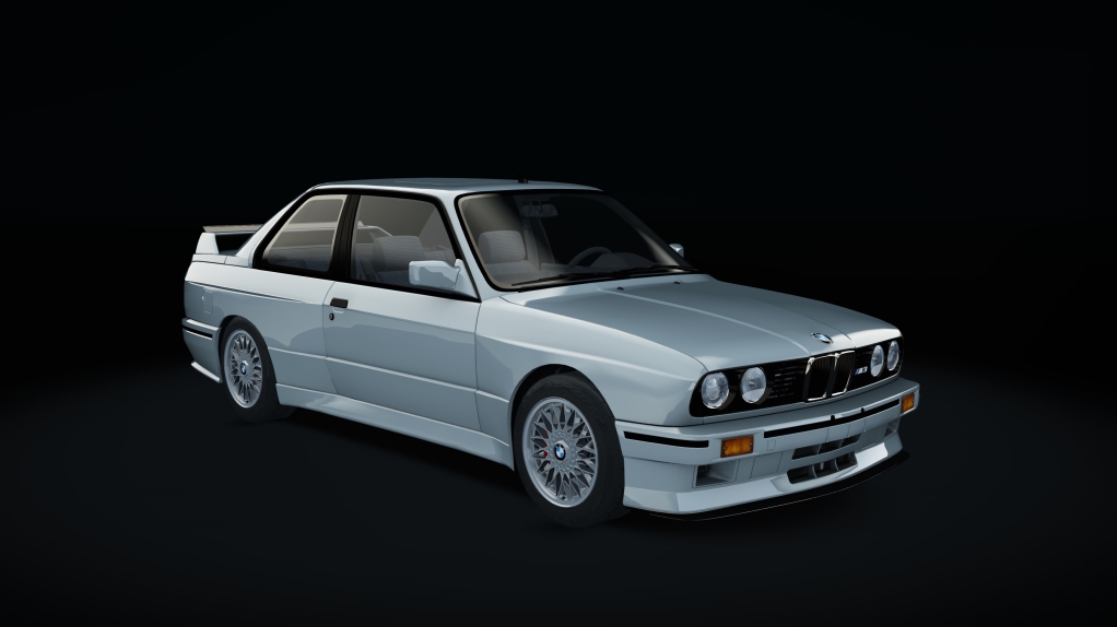 BMW M3 E30 ECU, skin Salmon_Silver_metallic
