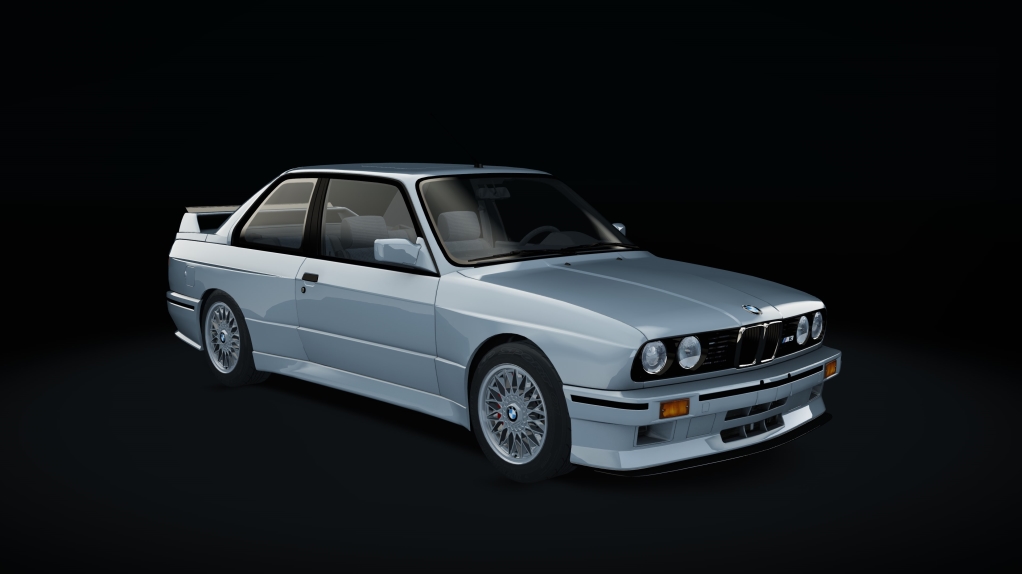 BMW M3 E30 ECU, skin Sterling_Silver_metallic