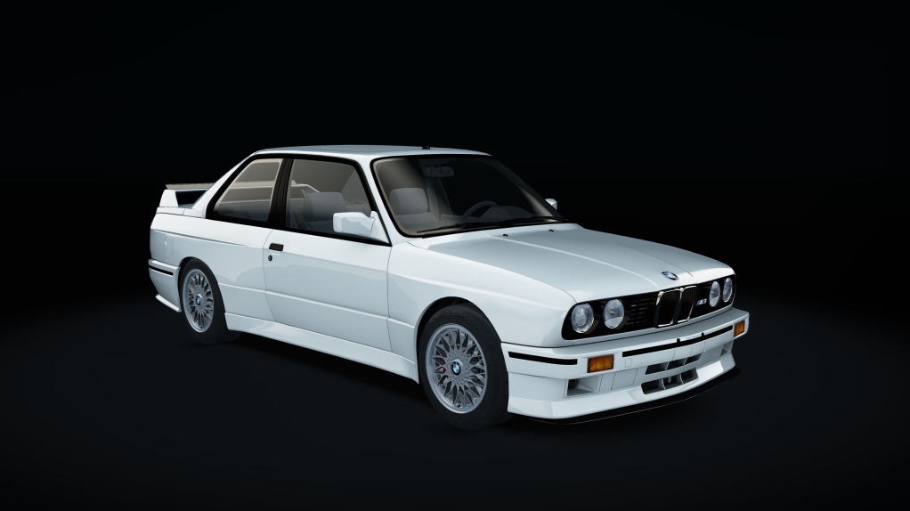 BMW M3 E30 ECU, skin alpine_white