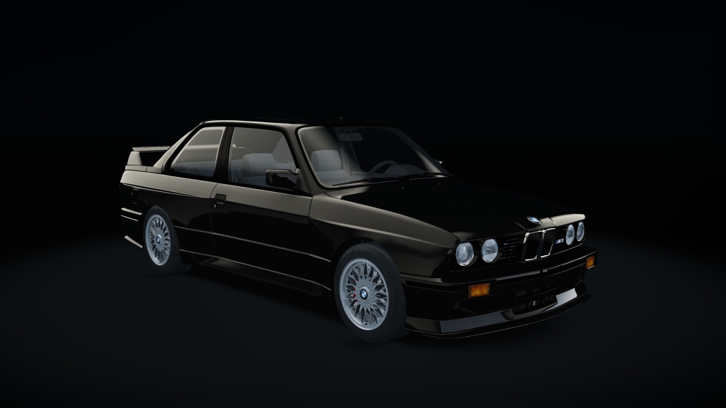 BMW M3 E30 ECU, skin diamond_black_metallic