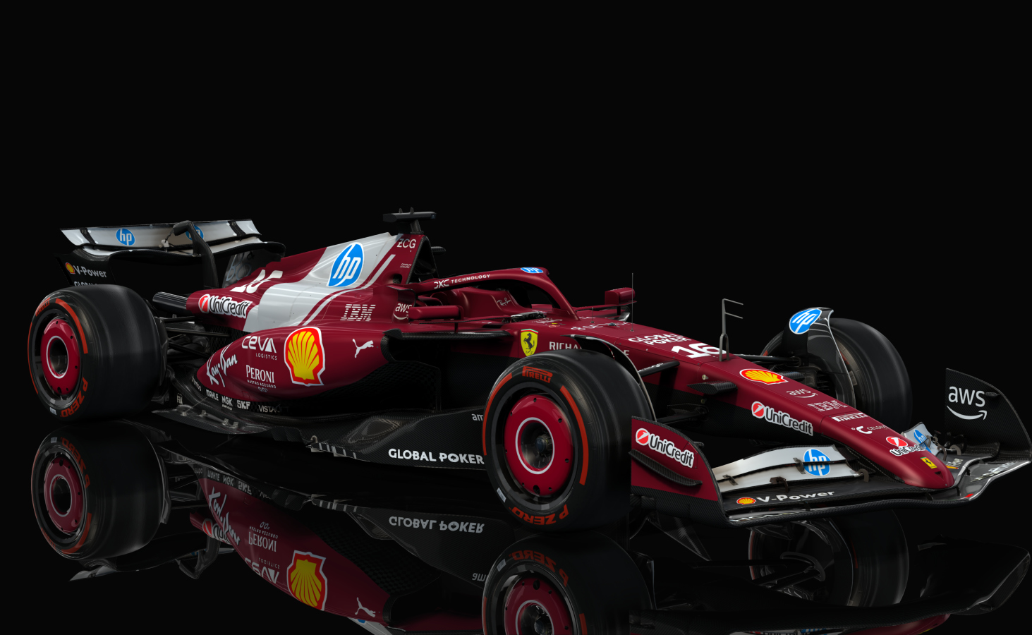 F1 2025 Ferrari SF-25, skin Leclerc_01australia