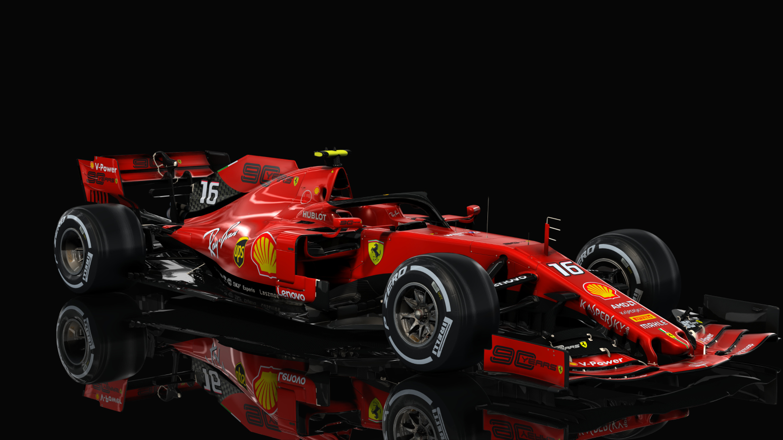 F1 2019 Ferrari SF90 S3, skin leclerc_12hungary