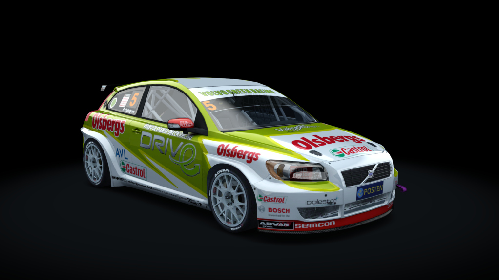 Volvo C30 STCC, skin STCC2009Polestar