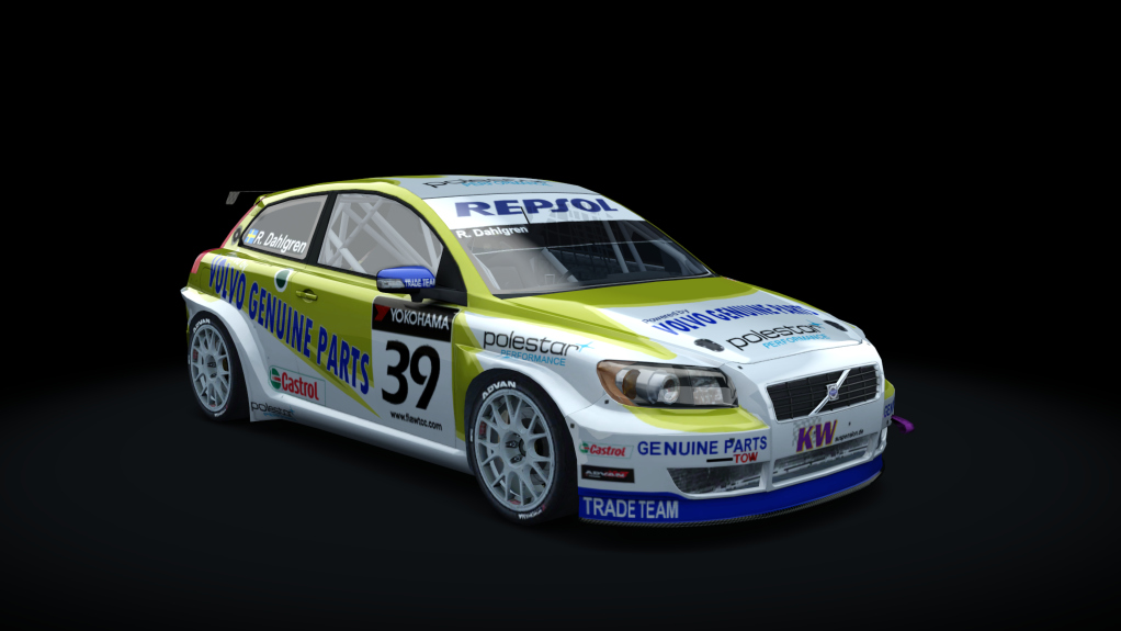 Volvo C30 STCC, skin WTCC2009Olsbergs
