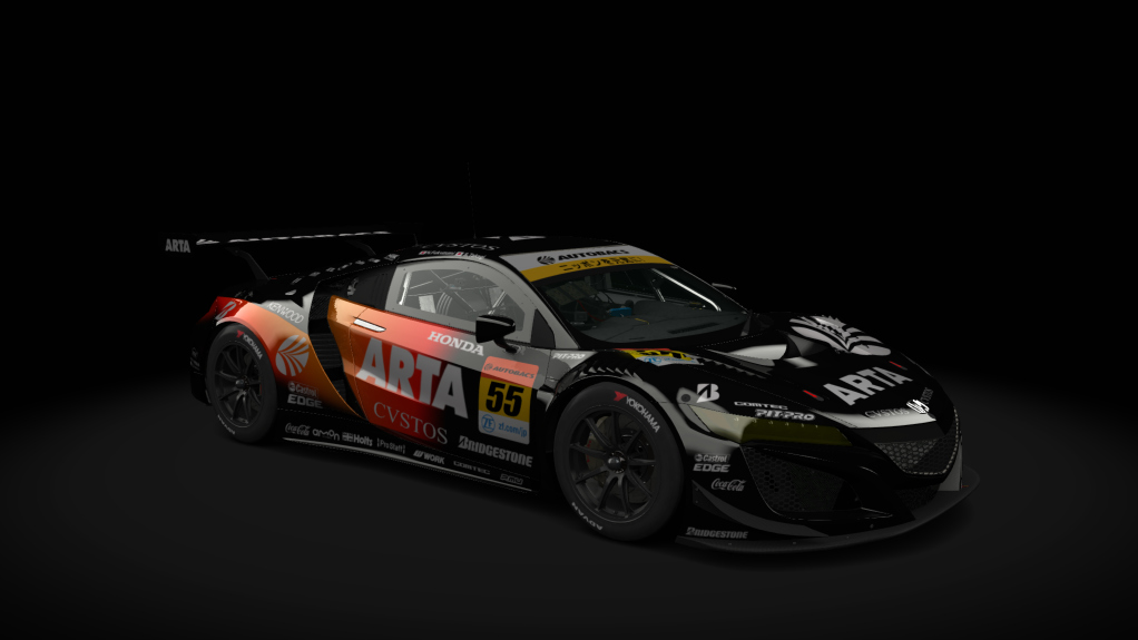 Honda NSX GT3 Evo, skin SuperGT_2019_ARTA_55