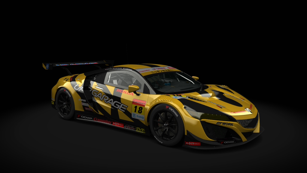 Honda NSX GT3 Evo, skin SuperGT_2019_Upgarage_18