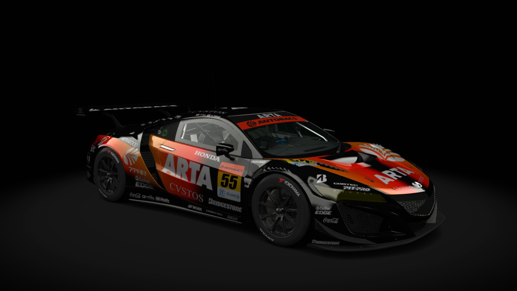 Honda NSX GT3 Evo, skin SuperGT_2020_ARTA_55