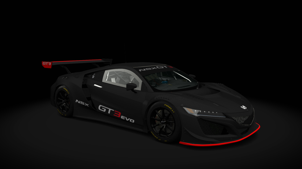 Honda NSX GT3 Evo, skin promo_carbon