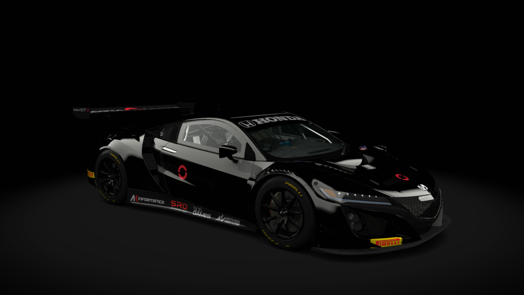 Honda NSX GT3 Evo Endurance, skin Sparco