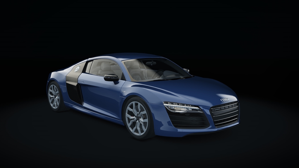 Audi R8 V10 Plus ECU, skin 04_estoril_blue_crystal