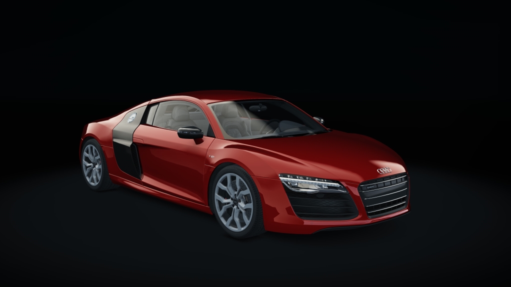 Audi R8 V10 Plus ECU, skin Brilliant_Red