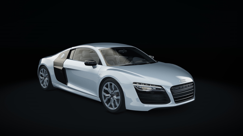 Audi R8 V10 Plus ECU, skin Ibis_White