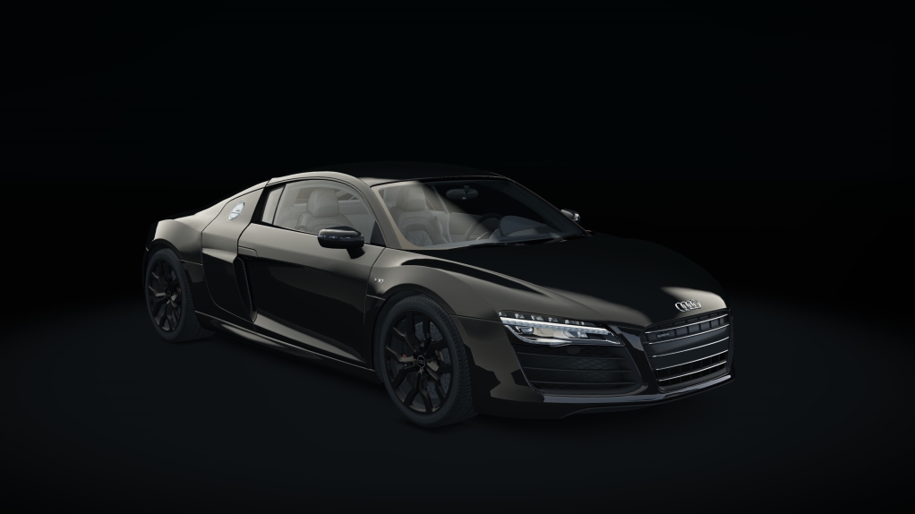 Audi R8 V10 Plus ECU, skin phantom_black_pearl_t