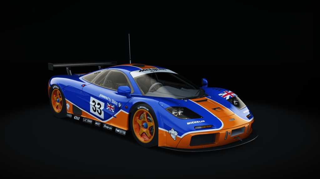 McLaren F1 GTR ECU, skin Gulf_33