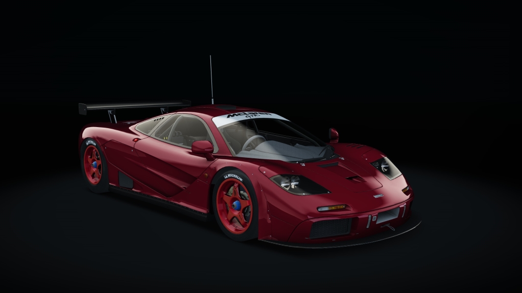 McLaren F1 GTR ECU, skin red
