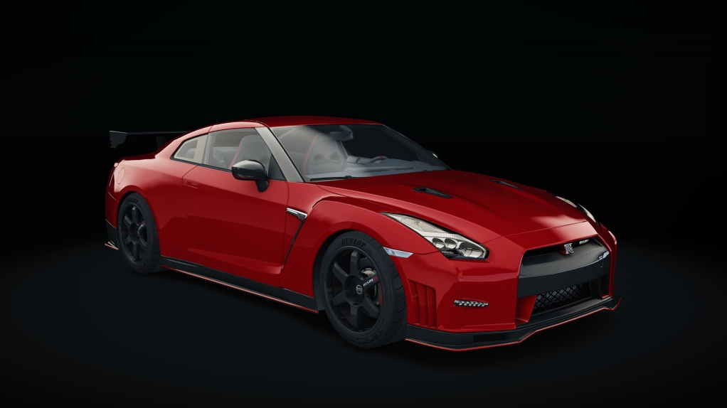 Nissan GT-R NISMO ECU, skin solid_red