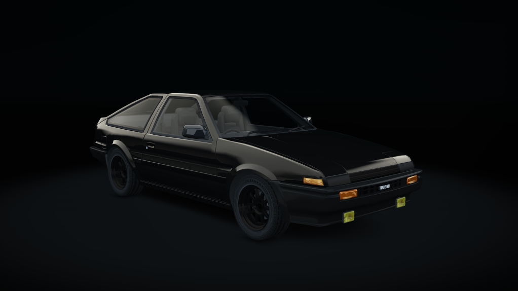 Toyota AE86 ECU, skin 01_black