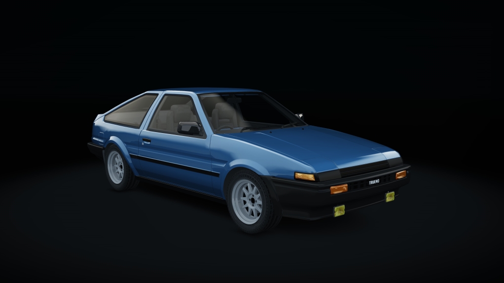 Toyota AE86 ECU, skin 02_blue_met