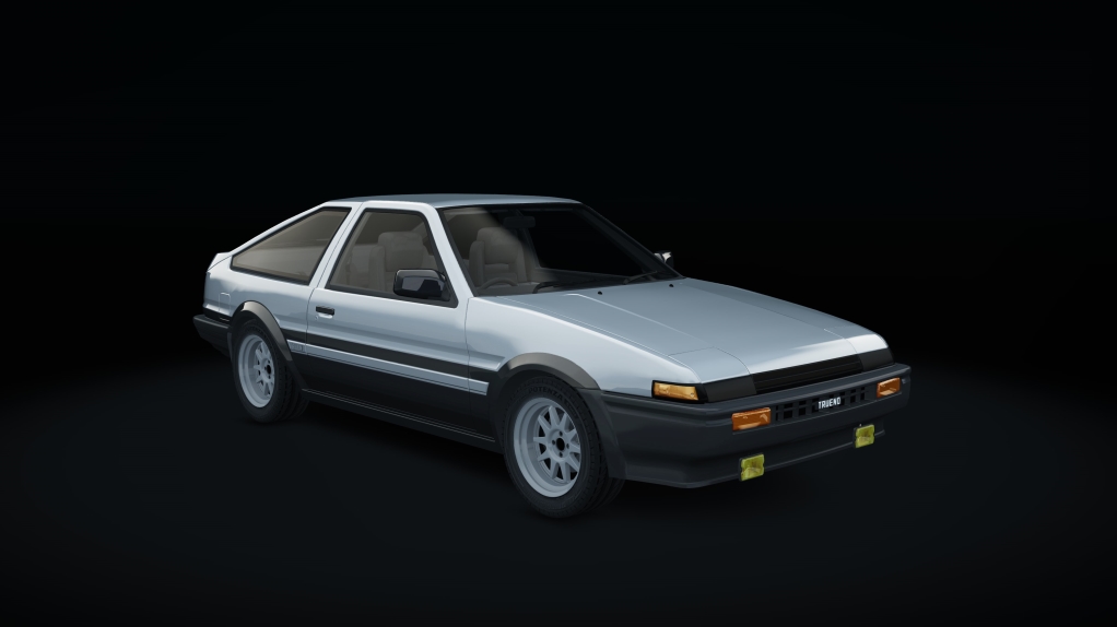 Toyota AE86 ECU, skin 03_silver_gray