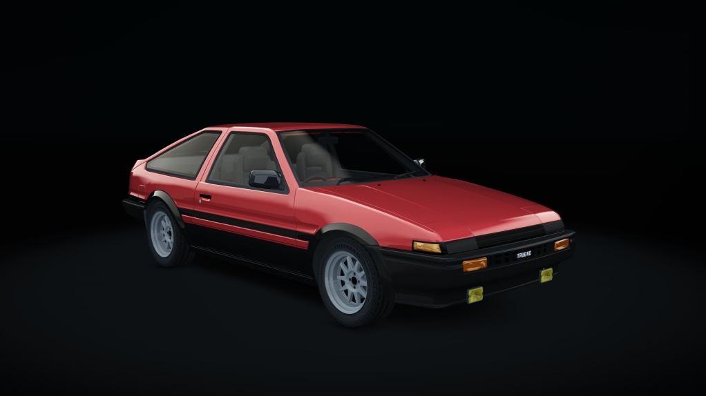 Toyota AE86 ECU, skin 04_red