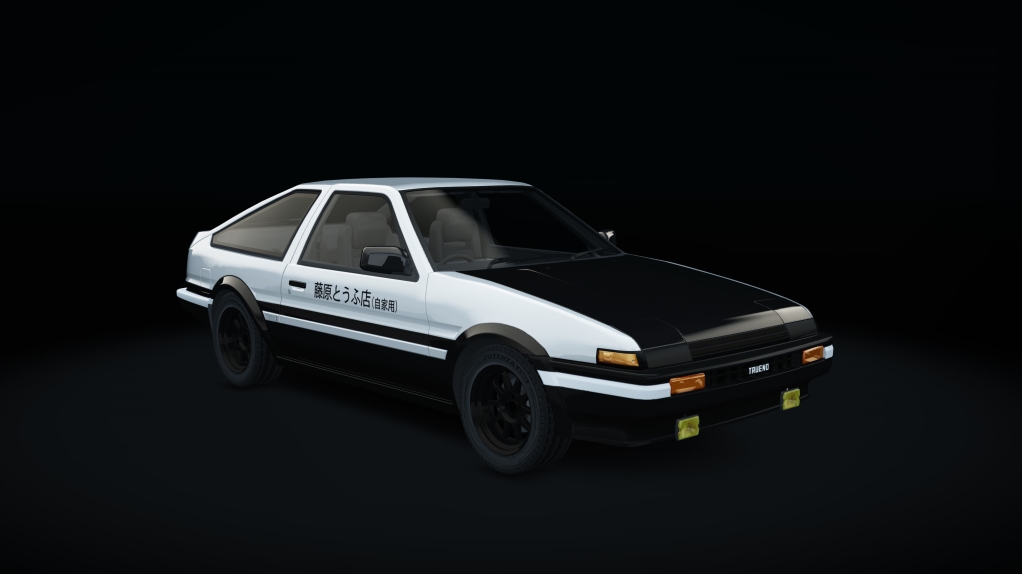 Toyota AE86 ECU, skin 05_white_carbon