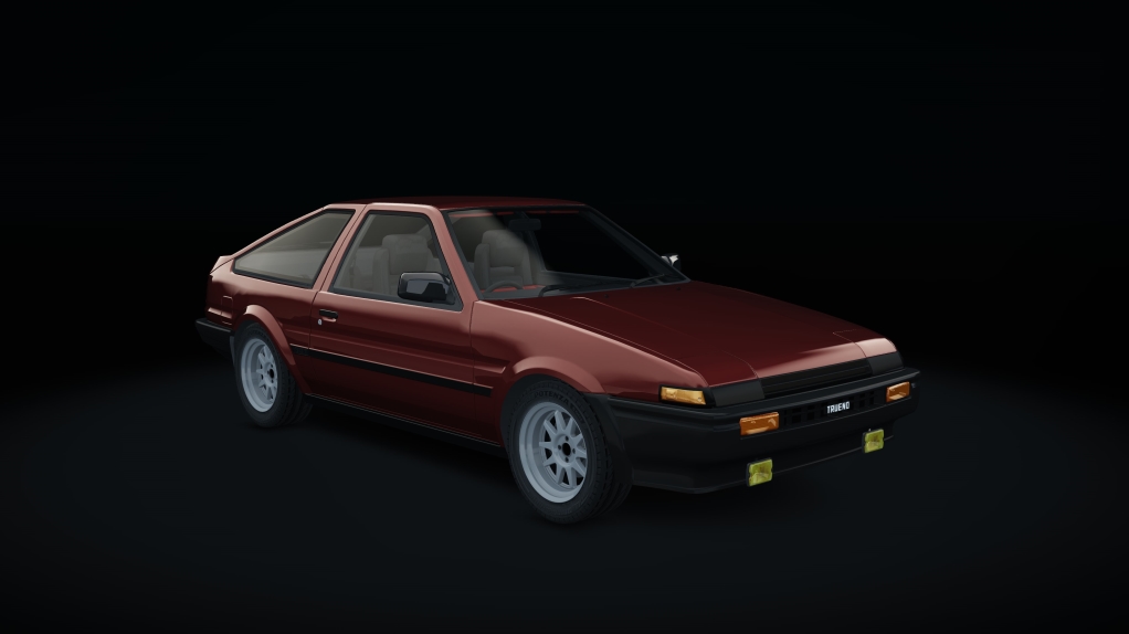 Toyota AE86 ECU, skin 07_wine_met
