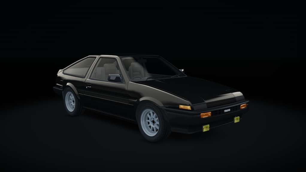 Toyota AE86 ECU, skin 08_black_met