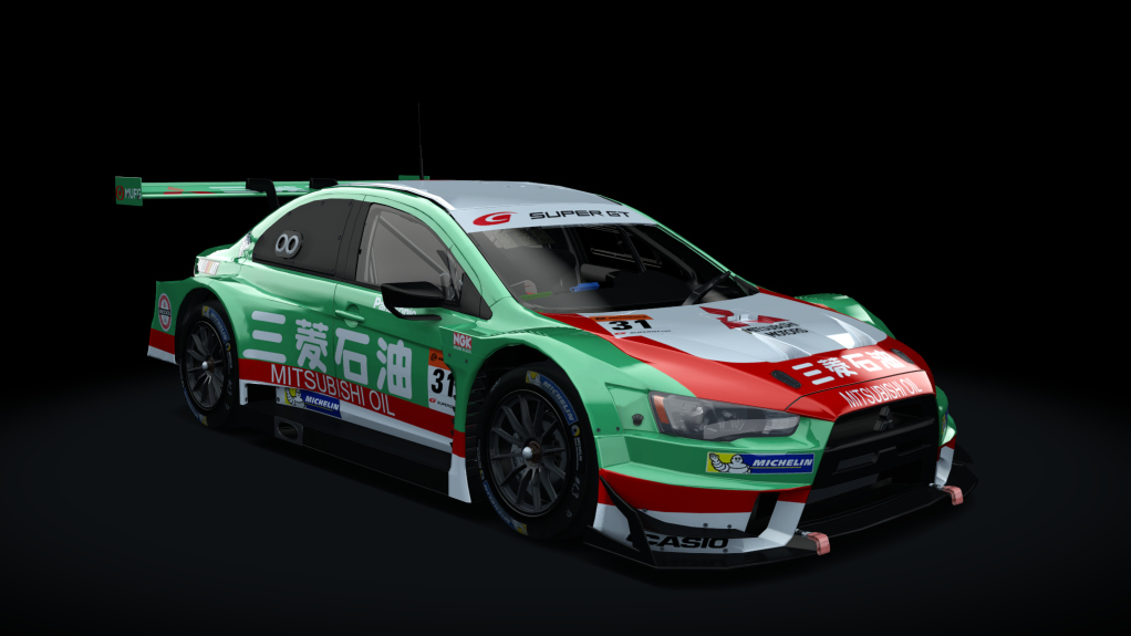 Mitsubishi Lancer EVO GT500, skin 三菱石油