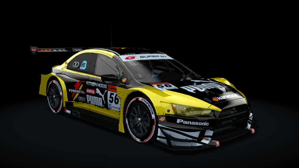 Mitsubishi Lancer EVO GT500, skin puma