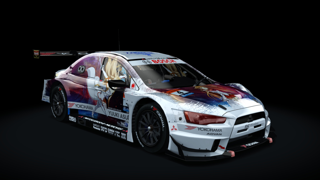 Mitsubishi Lancer EVO GT500, skin yuki_asuna