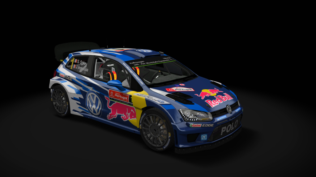 RL Volkswagen Polo WRC 2015, skin Ogier_Portugal_2015
