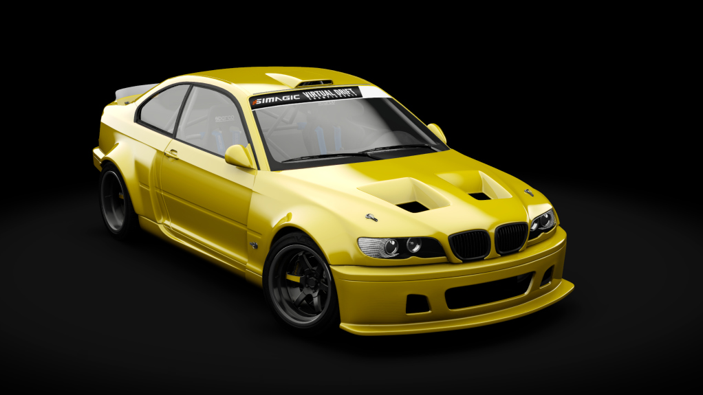 VDC BMW E46 HGK Public 5.0, skin yellow