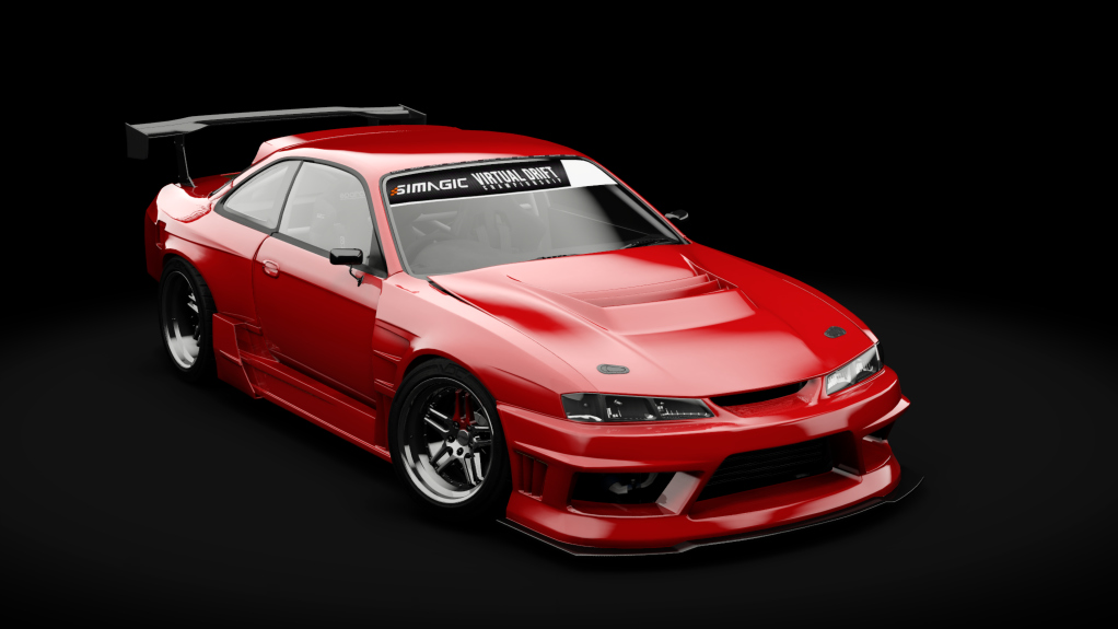 VDC Nissan Silvia S14 Kouki Public 5.0, skin 01_active_red