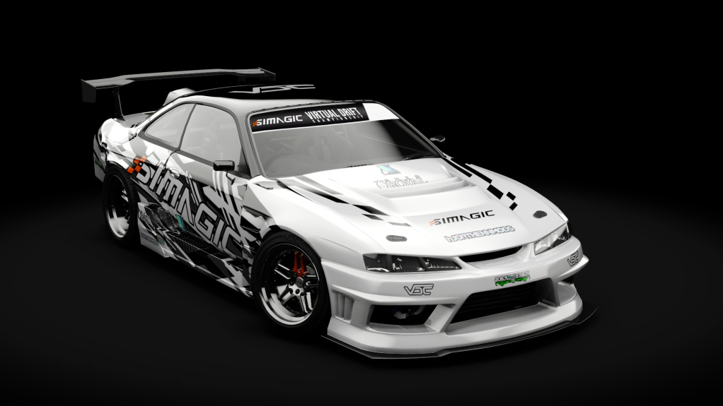 VDC Nissan Silvia S14 Kouki Public 5.0, skin VDC White