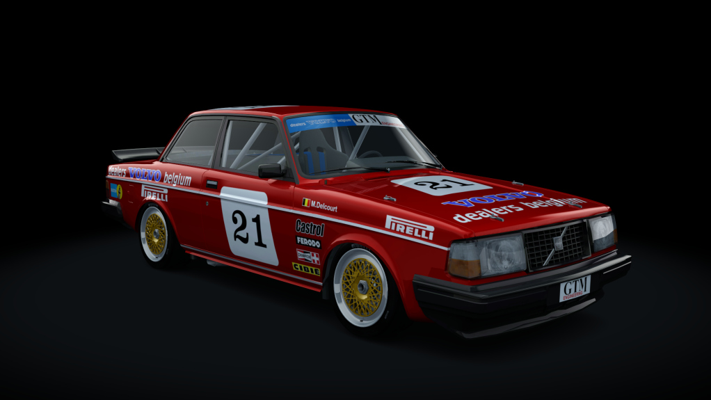 WTCC 1987 Volvo 240, skin ETCC1984_21_Delcourt